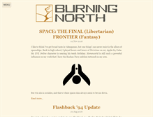 Tablet Screenshot of burningnorth.com